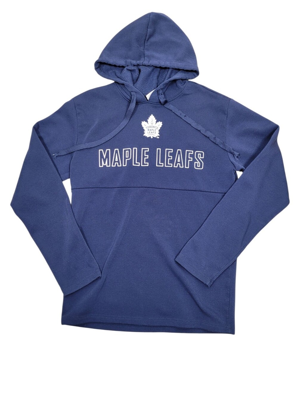 NHL Toronto Maple Leafs Classic Logo Navy Blue Hoodie Top Size: Small